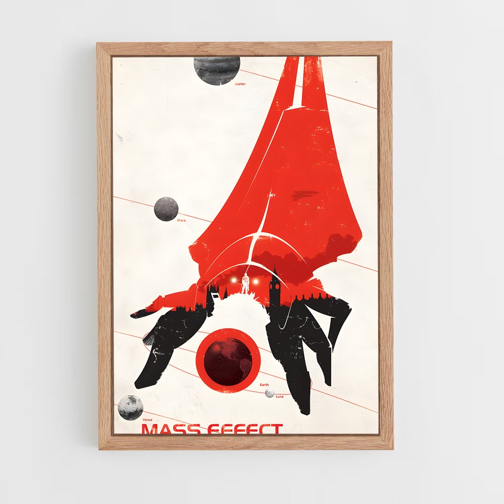 Poster La Saga des Élus – affiche Mass effect (vue 4)